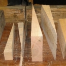 Wedges Cut From New Jersey Hardwood