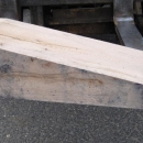 A Wooden Loading Ramp For Construction Use