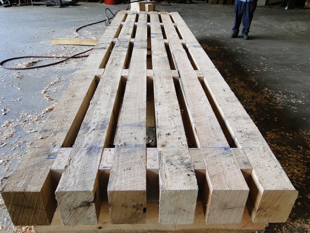 Hardwood Crane Mat For Construction Use