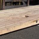 Hardwood Ramp For Crane Use