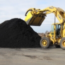 Preparing To Load Black Dyed Mulch