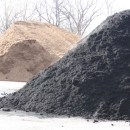 Triple Ground Black Dyed Mulch