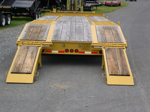 A Trailer With Wooden Decking