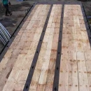 Flatbed Trailer With Oak Decking