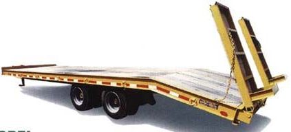 A Trailer With Wooden Decking