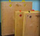 Wood outrigger pads